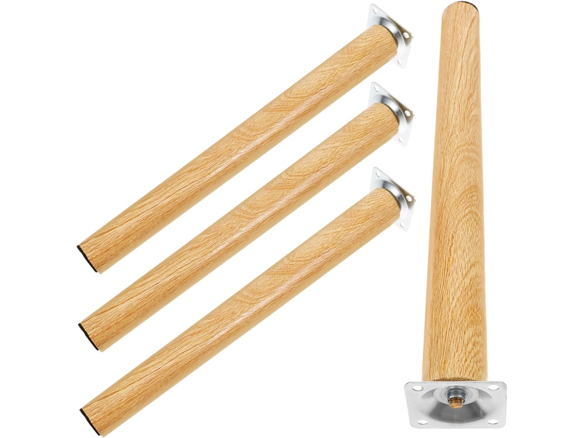 Conjunto De 4 Pés Elevados Para Mesa, Substituição De Pés Para Móveis, Para Sofá, Cama E Outros Móveis