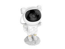 Projetor Astronauta Yizhood Controle Remoto Hd Ajustável Branco