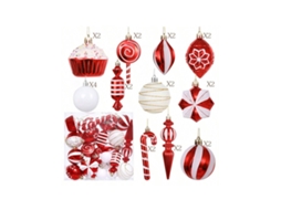 Pingente De Bola Vermelha Para Bolo, Modelo 2 Modelo De Bolo 24pcs/caixa Igvtrade