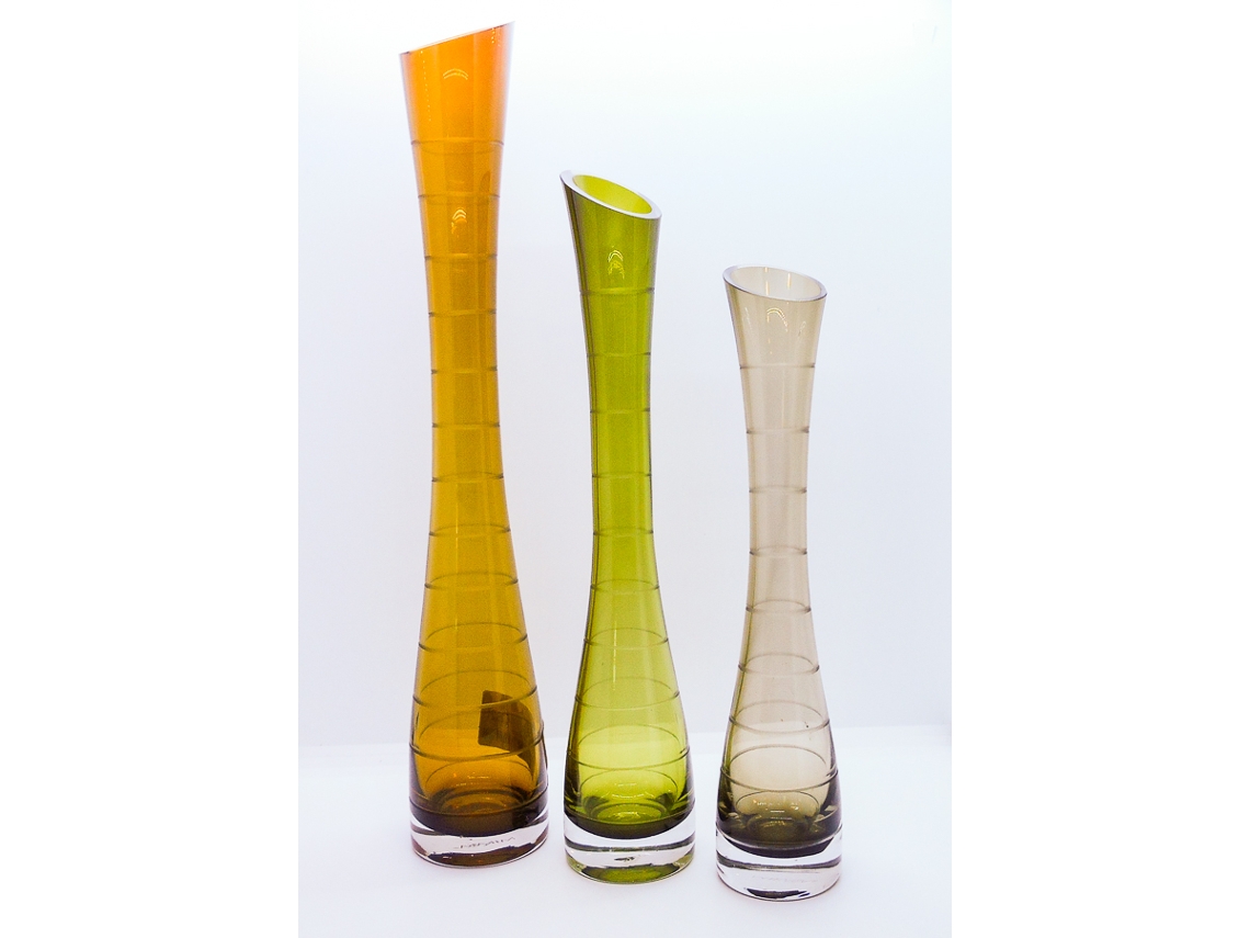 Conjunto de 3 Jarros Mikasa Smarty Castanho, Verde e Cinza