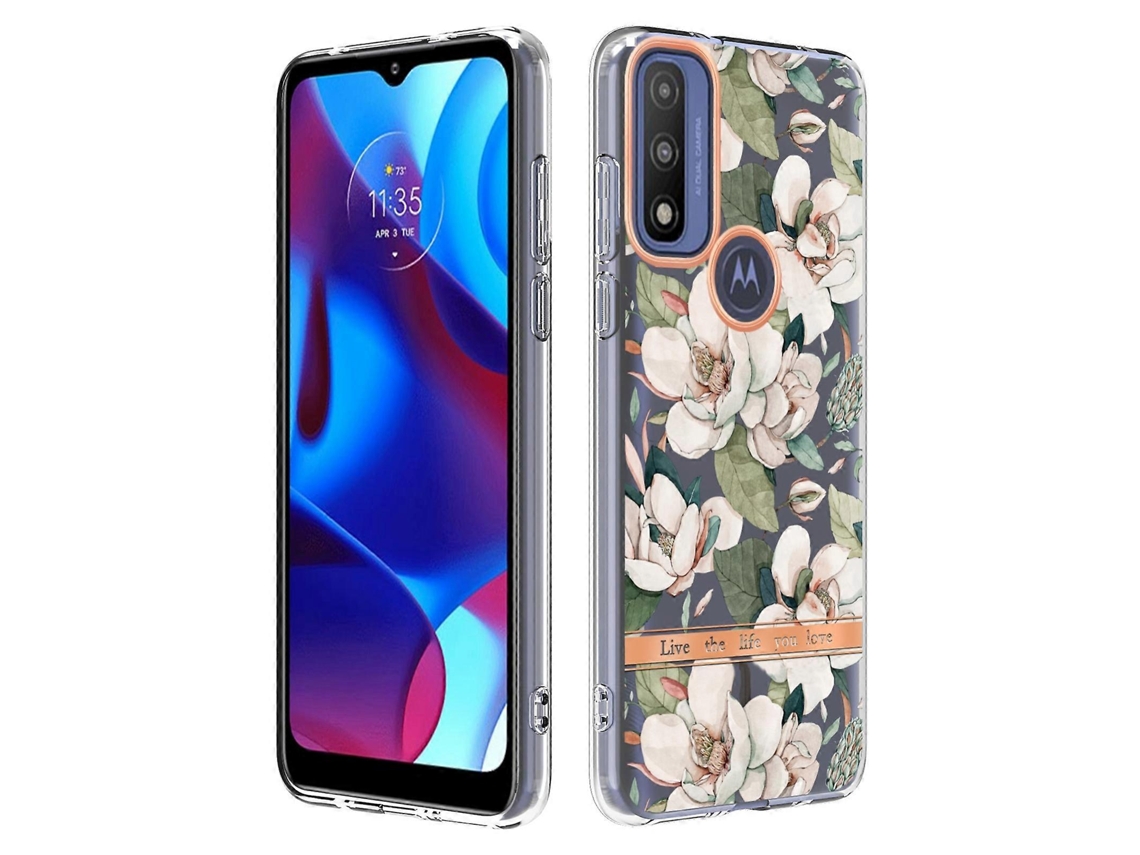 Capa De Celular Imd Tpu Para Motorola Moto G Pure Flowers And Plants Series