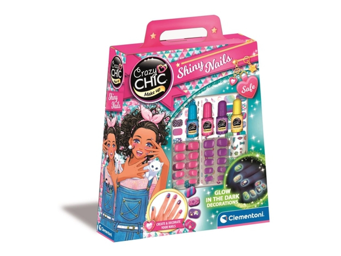 Conjunto de vernizes de unhas para crianças CLEMENTONI Nails (6 anos)