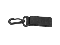 Gancho de Cinto de Nylon com Travamento Preto