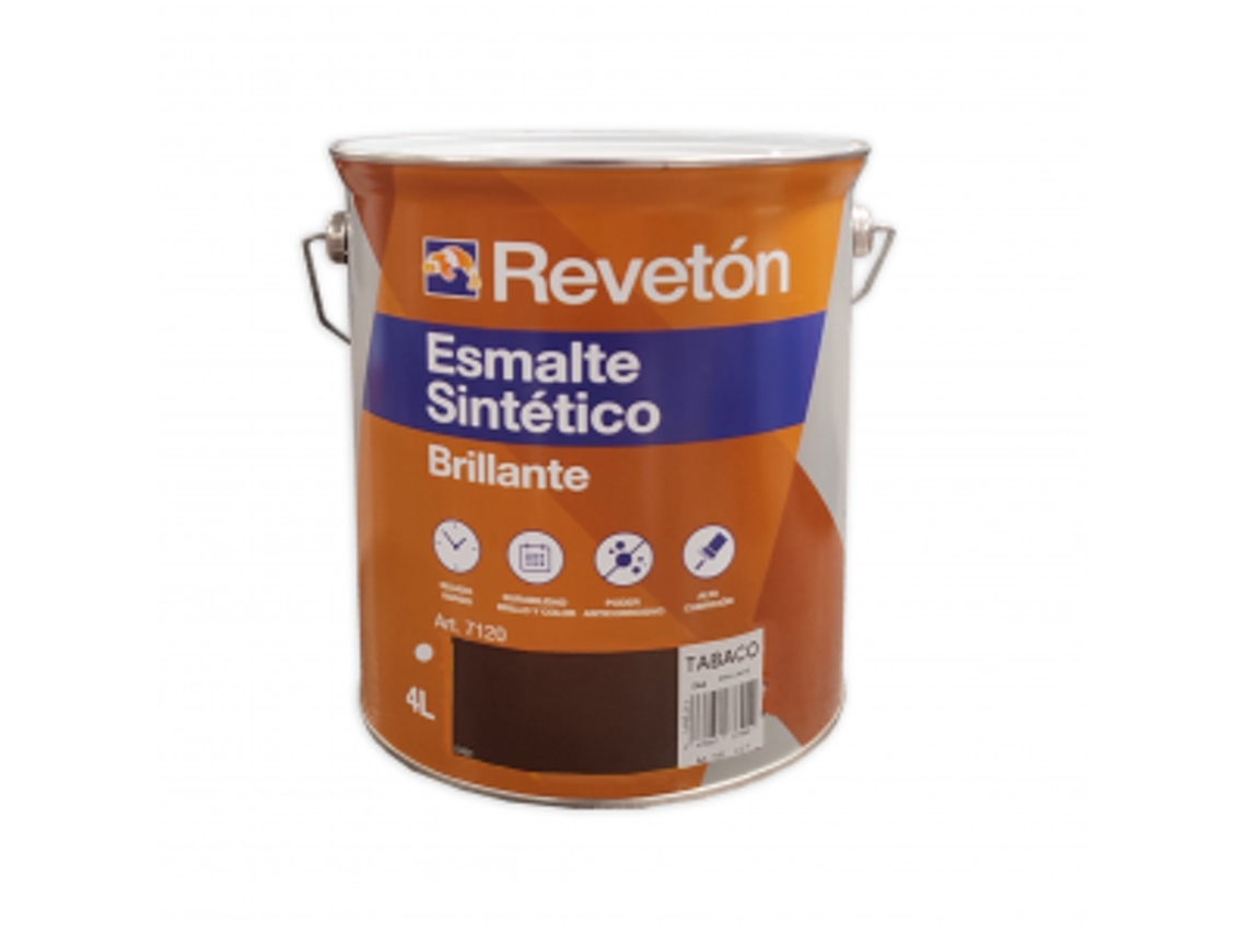 Esmalte Brilhante REVETON 4 L Tabaco 045