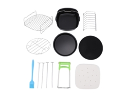 Conjunto De Acessórios Laxiscreed Para Fritadeiras De Ar Quadradas De 7 Polegadas, Formas Para Bolo E Pizza