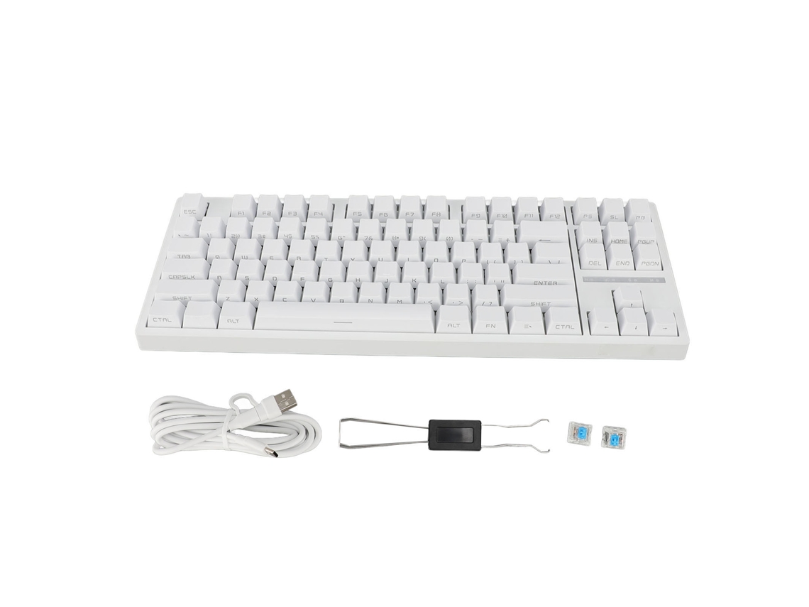 Teclado Mecânico 80% 87 Teclas LAXISCREED 2.4g Bluetooth Rgb
