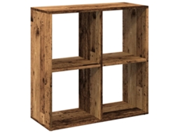 Room Divider Bookcase, Room Divider Bookcases Vidaxl Marrom Madeira Processada (69.5 X 29 X 69.5 Cm)