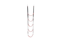 Escalera De Cuerda Plegable Portátil De 4 Pasos Para Barco, Kayak, Dinghy, Nadar, Resistente, Antideslizante 5 Escadas Rojo