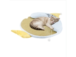 Tapete Refrescante, em Poliéster, para Cães e Gatos, Lavável, Antiderrapante, Uso no Verão, Tamanho M, Azul AQUAFORGE