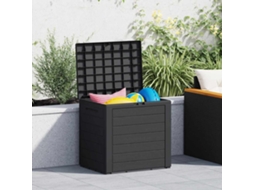 Vidaxl Caixa Arrumação P/ Jardim 58,5x46x55 Cm Polipropileno Antracite
