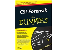Livro CSIforensik Fur Dummies German Edition de Lyle (Alemão)