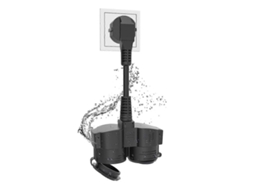 Extensão Elétrica Com Duas Tomadas Schuko, 16 A / 250 A. Aquaforge