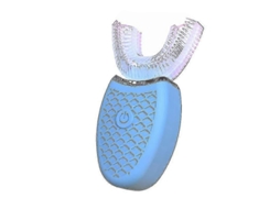 Azul a Nova Escova de Dentes Ultrassônica Elétrica, Ferramenta Cuidado Clareamento em Forma Silico Ne U, Elétrica Adulta GOKOCO
