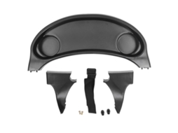 Prato para lanches para carrinho de bebê com porta-copos e copo para lanches, acessório para carrinho de bebê.