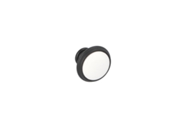 Puxador para Móveis HARDWAREXCHANGE em Zamac e Porcelana com 35mm de Diâmetro (Vernis Noir Mate)