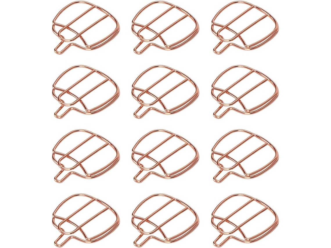 Conjunto Aramox com 12 clipes criativos em formato de desenho animado para organizar anotações e documentos em casa ou na sua mesa.