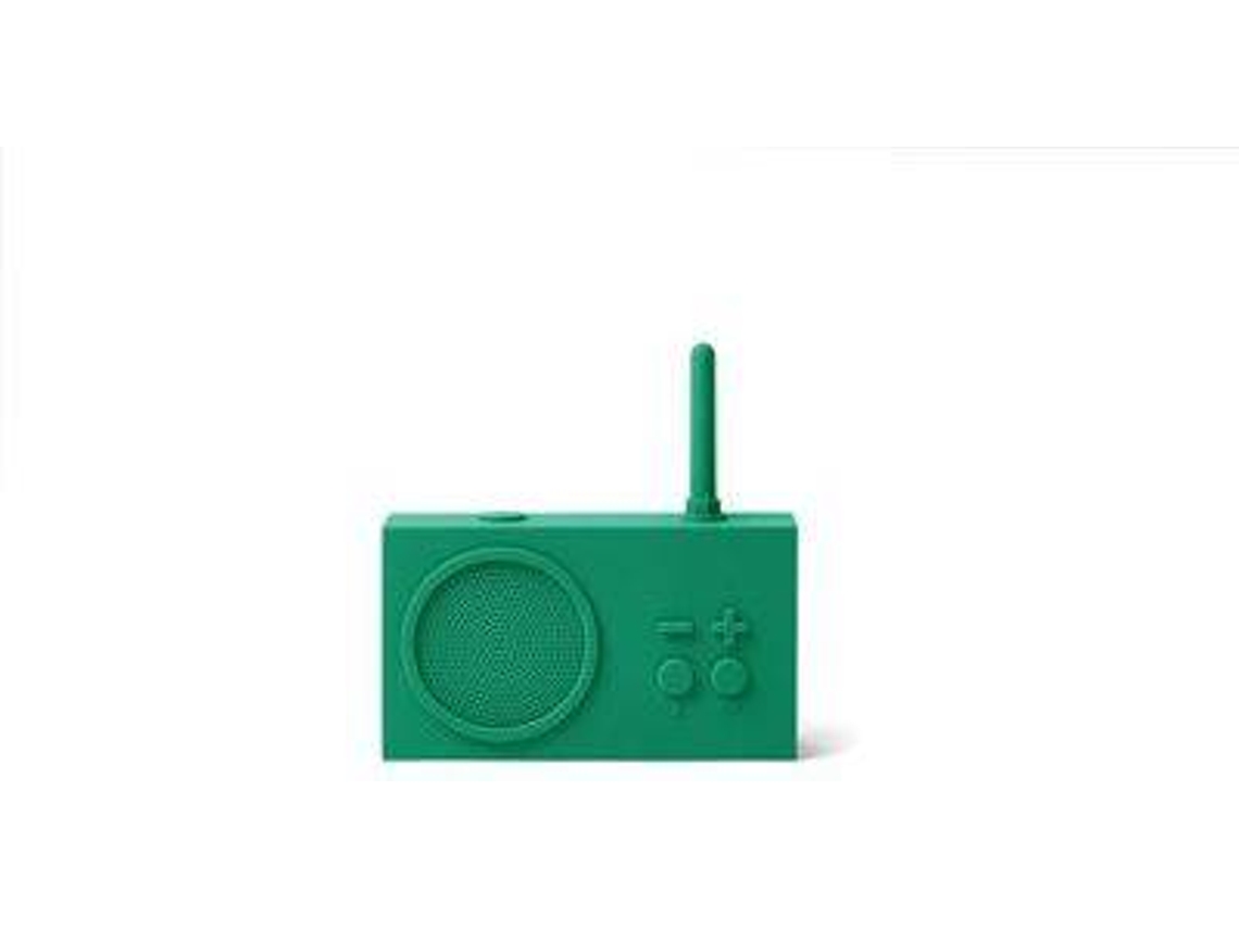 Rádio FM LEXON Tykho 3 (Autonomia: Até 20 horas - Bluetooth - Bateria - Verde)