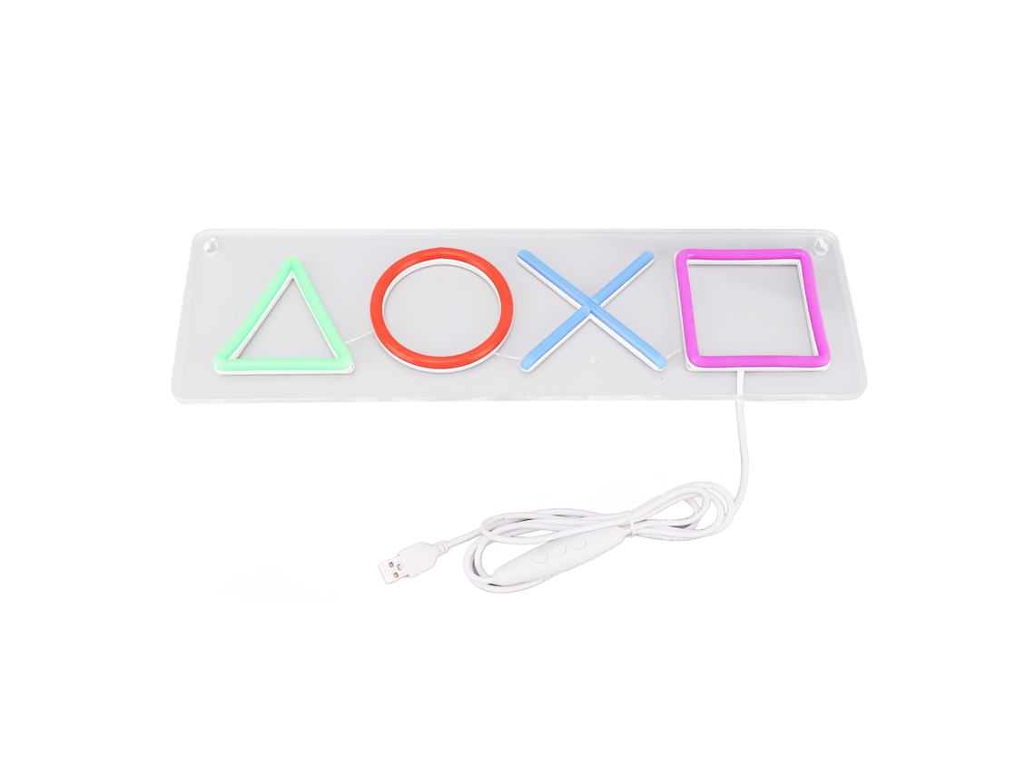 2026 señal Neón Led Regulável Ícone Luz Decoração Parede Usb para Sala Jogos Bar Festa Aniversário