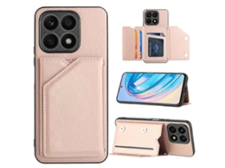 Capa Para Celular Com Textura De Pele Pu Tpu Slots Para Cartão Pc