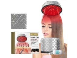 Capacete de Terapia Luz Vermelha Sem Fio Tratamento Crescimento Cabelo para Queda GOKOCO