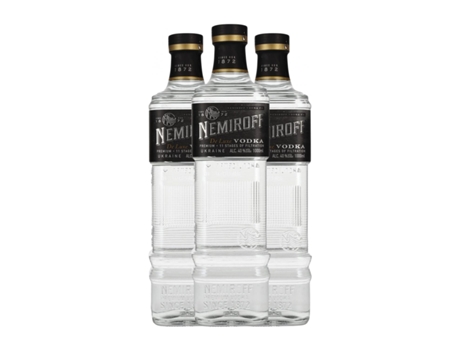 Vodca NEMIROFF Luxe (0.7 L - 3 Unidades)