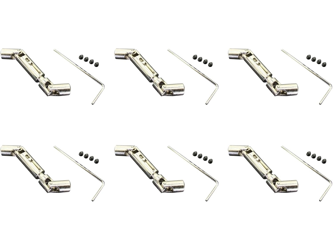 Kit de 6 Eixos de Transmissão SFUSHOS para escalas 1/10 D12, 1/16 C14, C24, C34, B14, B24