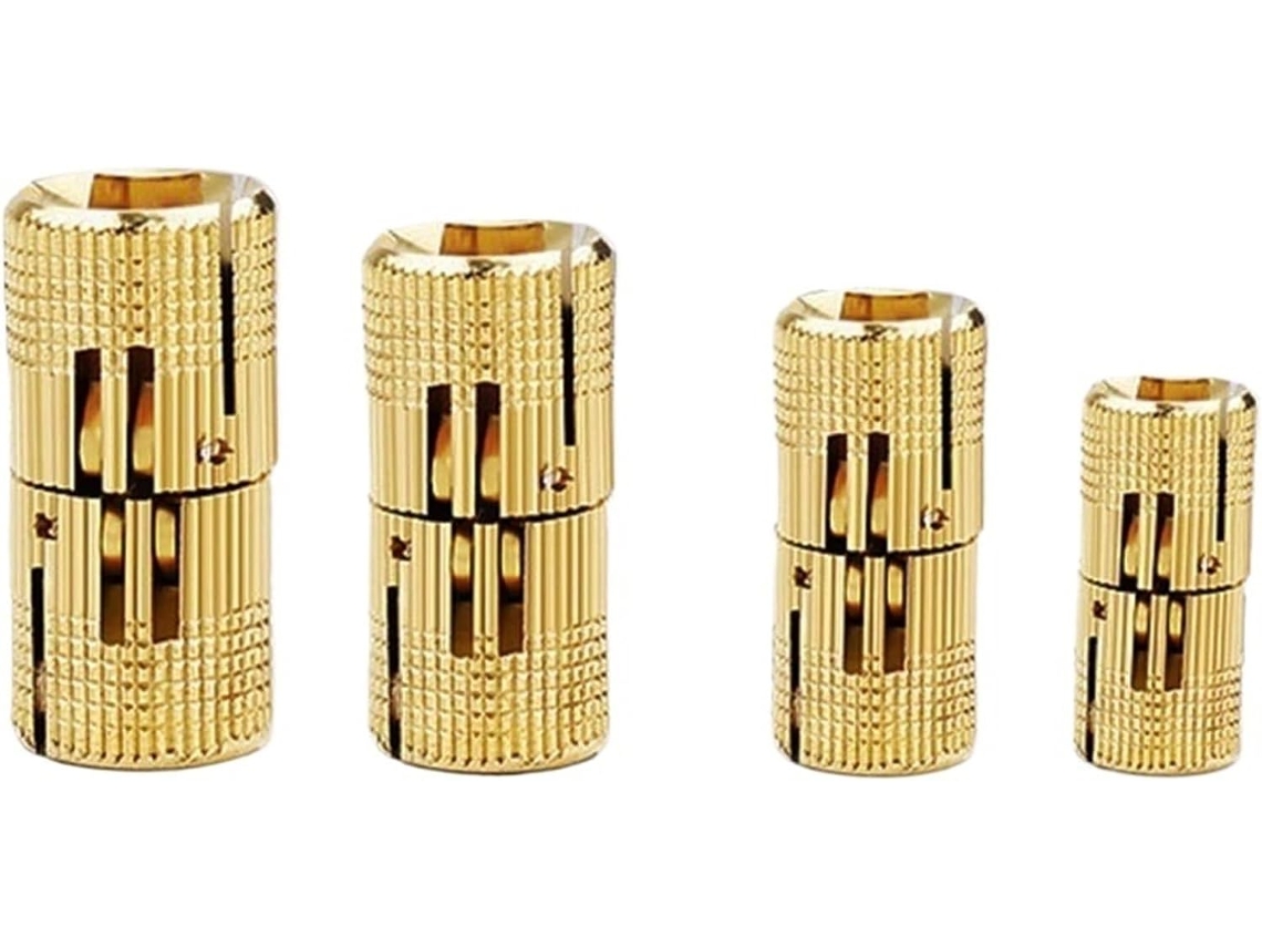 1 Dobradiça De Cobre E Latão Para Móveis, 8-16mm, Invisível Porta