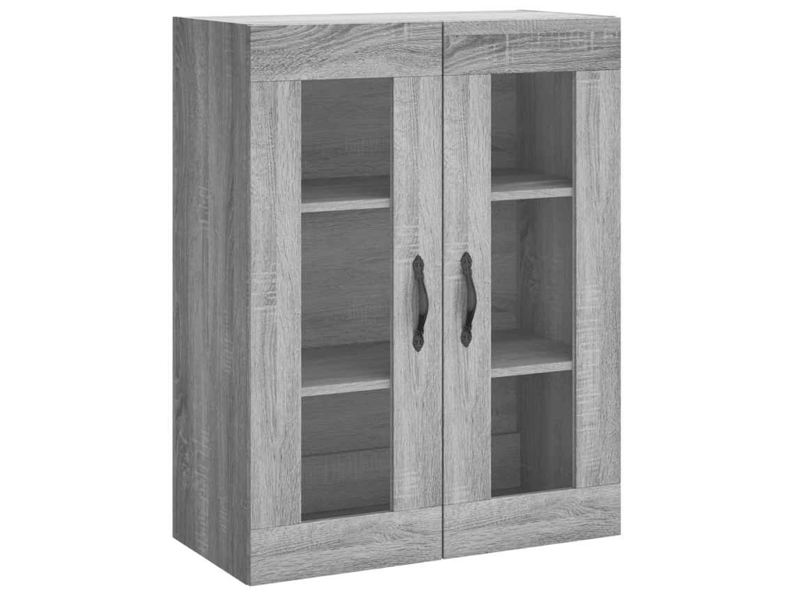 Wall Mounted Cabinet, Wall Mounted Cabinets Vidaxl Cinzeto Madeira Processada (n/a)