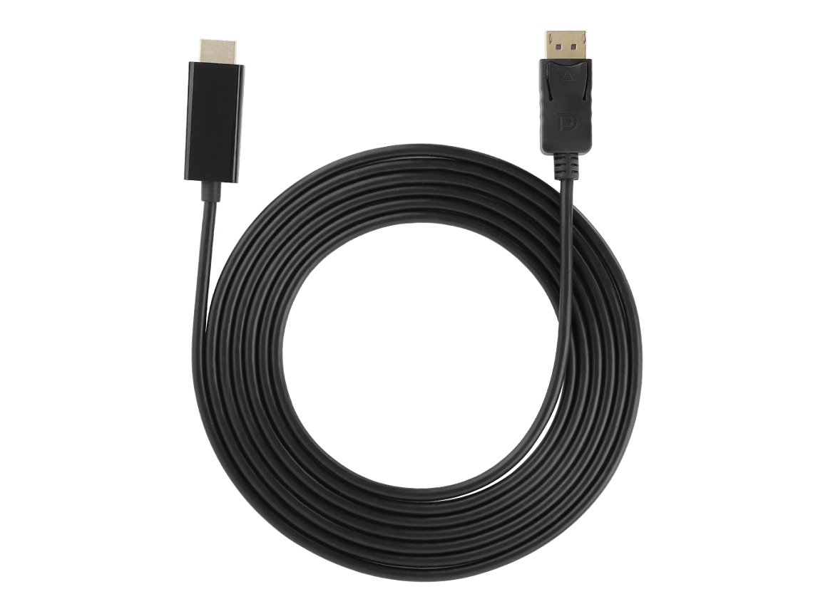 Cabo adaptador DisplayPort para HDMI com áudio HDMI conversão de vídeo 3 metros | S/MARCA