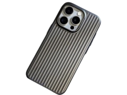 Capa Rigida Ondulada Wave para iPhone 15 VEANXIN Preto