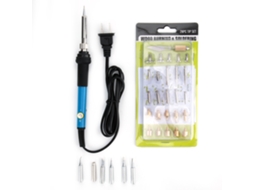 Kit de Queimadura em Madeira 60W 200-450°C com 34 Pontas