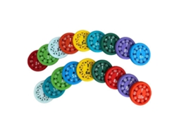 Mali brinquedo Matemático Interativo Rotativo para Crianças Aprendizagem Aritmética 18pcs