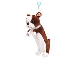 2026 estuche de Lápices de Peluche Con Mango, Gran Capacidad, Border Collie Blanco Y Marrón