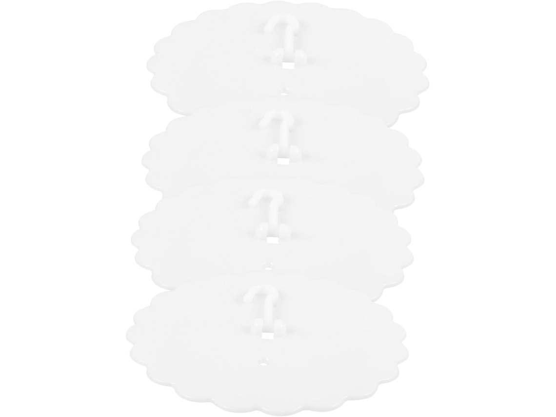 Conjunto De 4-ganchos Plástico Para Dossel Cama, Ideais Para Pendurar Cortinas No Teto Do Quarto