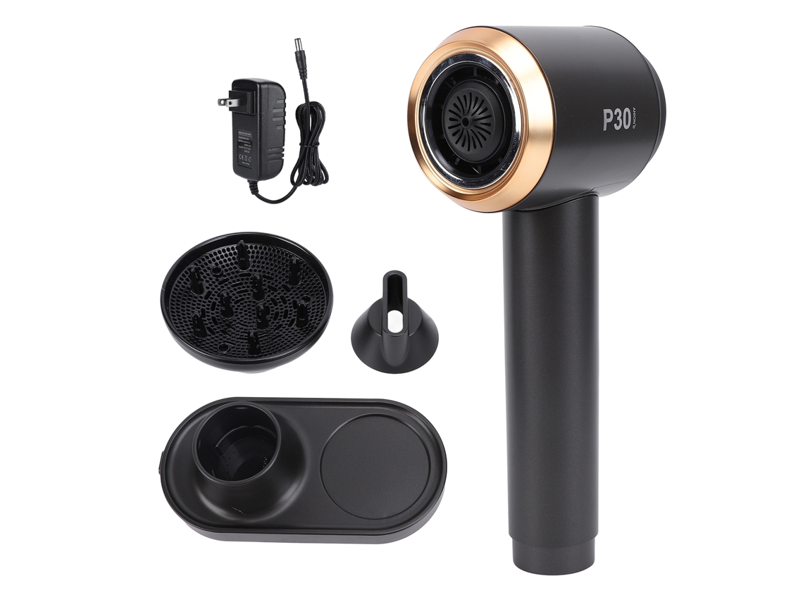 Laxiscreed Secador De Cabelo Portátil Sem Fios, Ar Quente/frio E Tecnologia De Íons Positivos