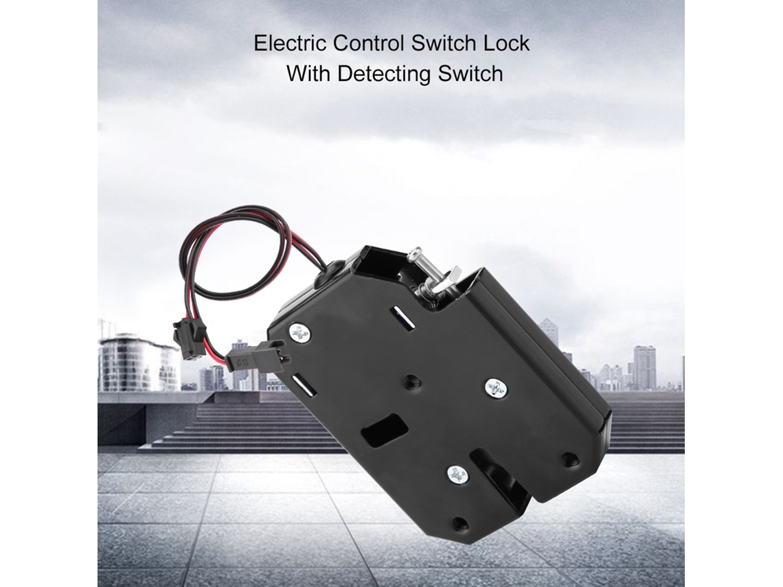 Datador de gaveta com controle elétrico DC 12V, interruptor eletromagnético e interruptor de detecção BRILVIBERA.