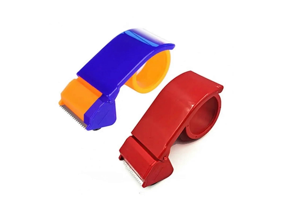 Dispensador de Fita Adesiva Reforçada de 6 Cm com Cabo Ergonômico e Corte Rápido para Embalagens. GOKOCO