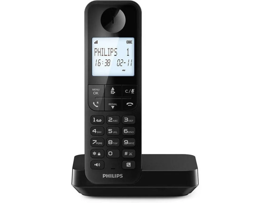 TELEFONE FIXO PHILIPS D2701B/12