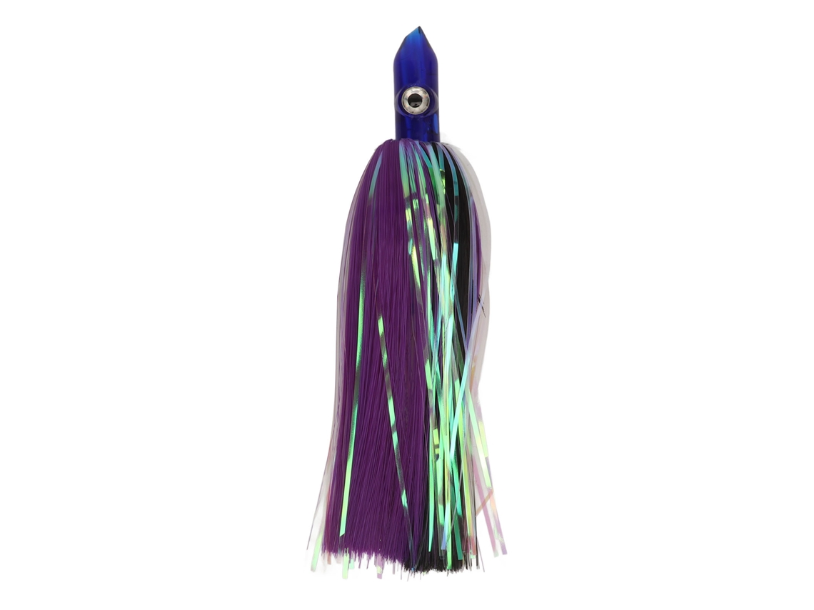 Isca de Pesca Octopus 9.1in Roxo Preto