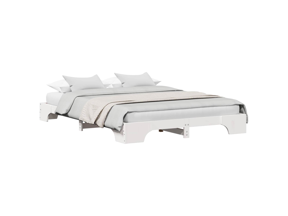 Estrutura da Cama Branco 160 X 200 Cm MAISON EXCLUSIVE