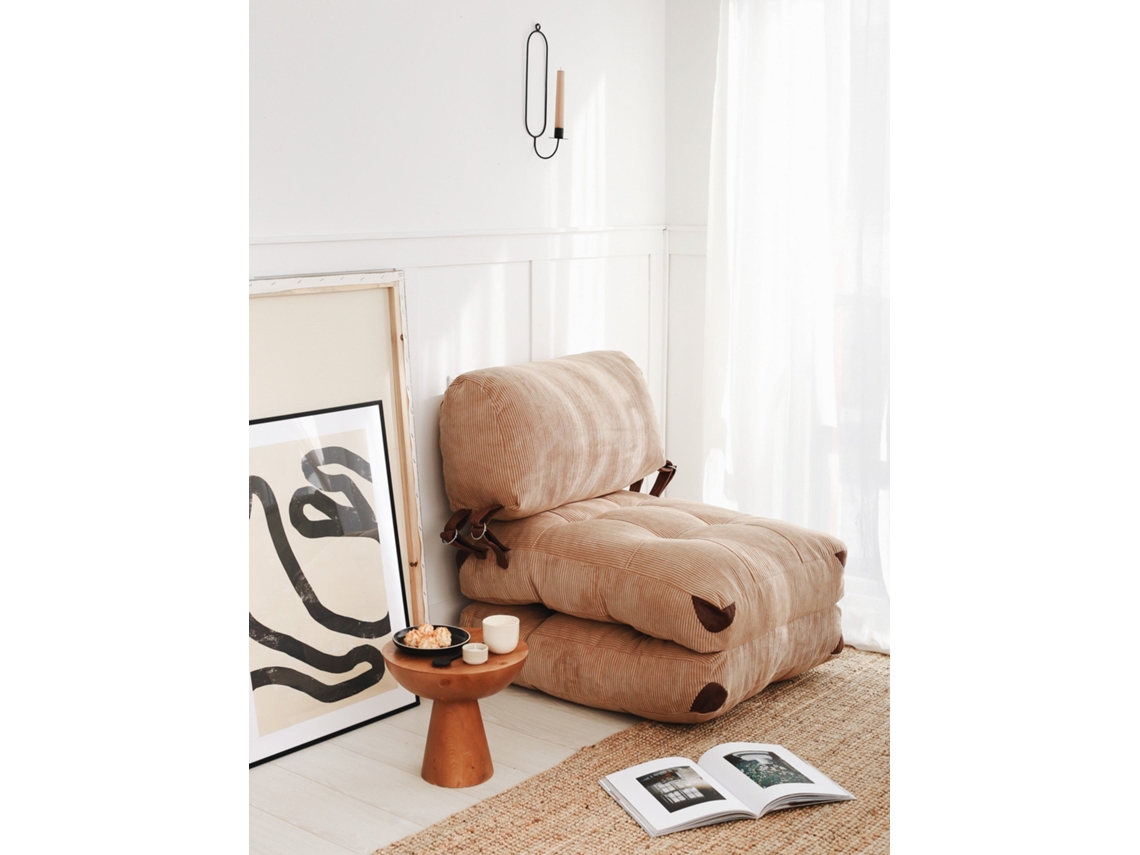 Poltrona Cama Copenhagen Camel Design Moderno Leva Me Contigo