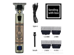 Máquina De Cortar Cabelo T9 Profissional, Barbeador Elétrico, Máquina De Cortar Cabelo Masculina Recarregável Via Usb, Aparador De Cabelo Para Ho
