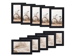 Moldura De Imagem, Design De Colagem, Construção De Madeira Durável, 4 Polegadas X 6 Polegadas