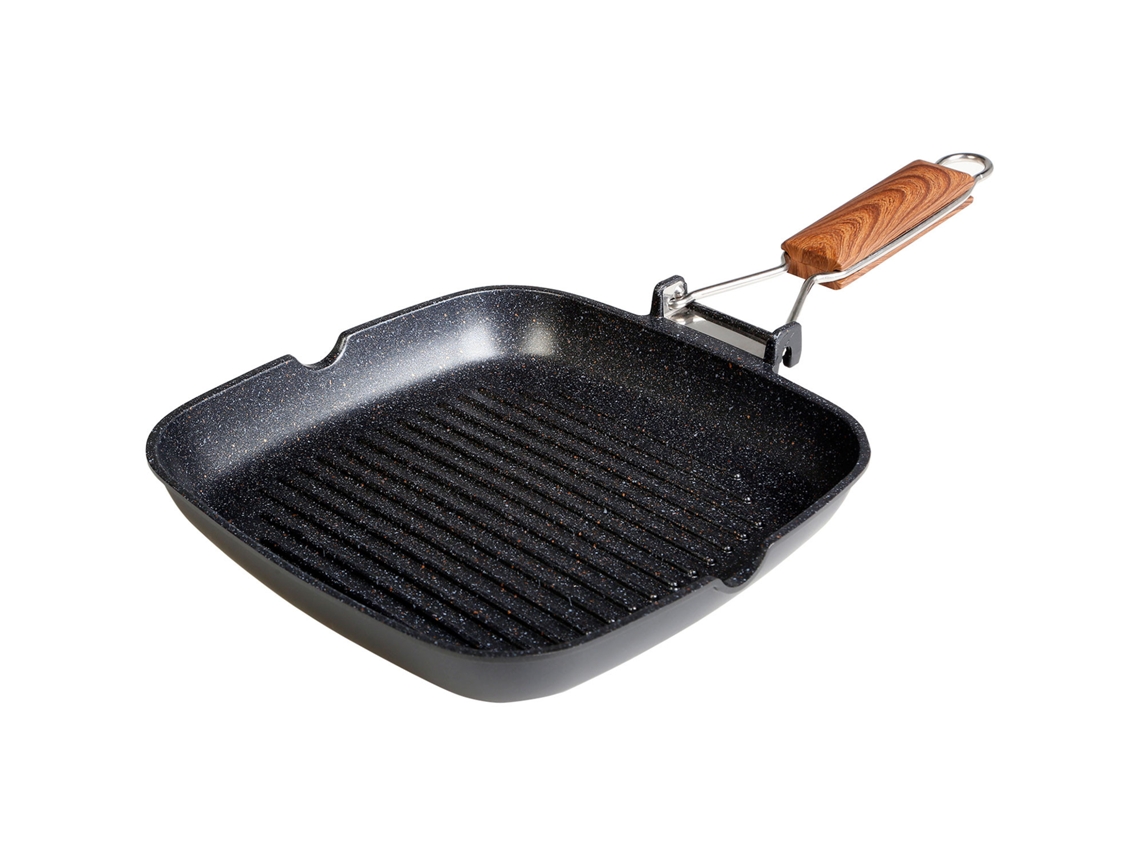 Grelhador WECOOK (28 X 28 cm - Alumínio Fundido - Preto)
