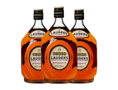 Whisky Blended LAUDER'S (1 L - 3 Unidades)