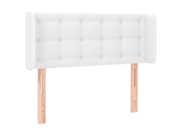 Conjunto 1 Cabeceira De Cama Vidaxl Branco Couro Sintético (93 X 16 X 88 Cm)