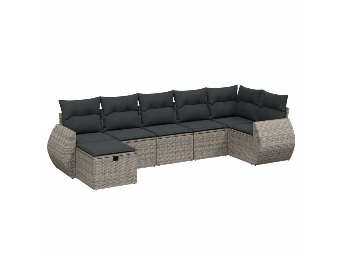 Garden Sofa Set, Garden Sofa Sets Vidaxl Cinzeto Rattan / Vime (n/a)