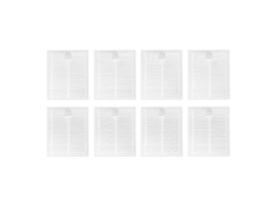 Conjunto De 8 Filtros Hepa De Reposição Para Aspirador Robô Ilife A30 A30 Pro._ozo