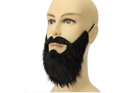 Barba Falsa e Bigode Engraçado Nova Line | S/MARCA