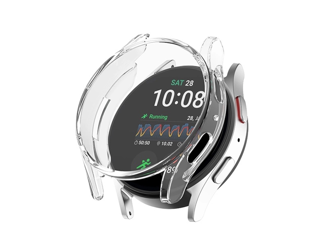Capa Protetora Transparente Completa Para Samsung Galaxy Watch7 40mm